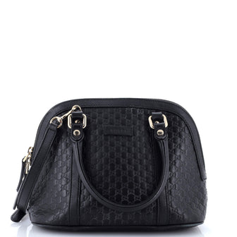 Gucci Convertible Dome Satchel Microguccissima Leather Mini