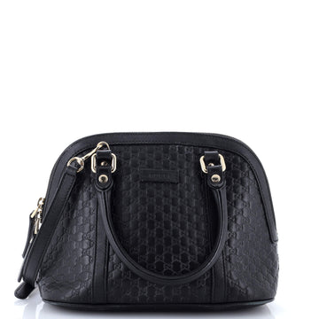 Gucci Convertible Dome Satchel Microguccissima Leather Mini