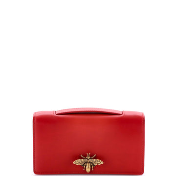 Christian Dior Bee Clutch Leather
