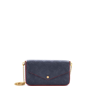 Louis Vuitton Felicie Pochette Monogram Empreinte Leather