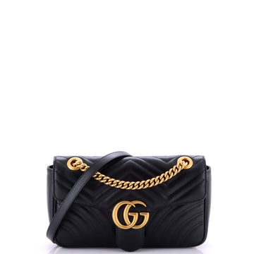 Gucci GG Marmont Flap Bag Matelasse Leather Small