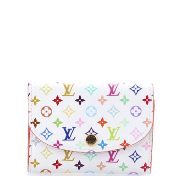Louis Vuitton x Takashi Murakami Rosalie Coin Purse Monogram Multicolor Coated Canvas