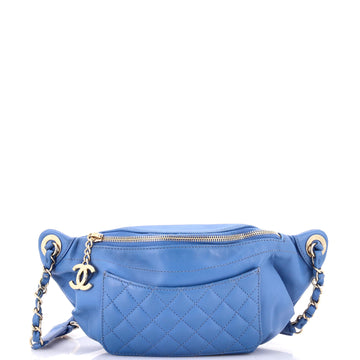 Chanel Bi Classic Waist Bag Quilted Lambskin