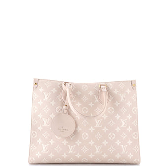 Louis Vuitton OnTheGo Tote Spring in the City Monogram Empreinte Leather MM