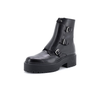 Hermes Men's Hoodie Ankle Boots Leather