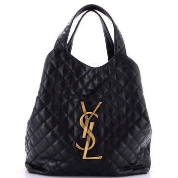 Saint Laurent Icare Shopping Tote Quilted Leather Maxi