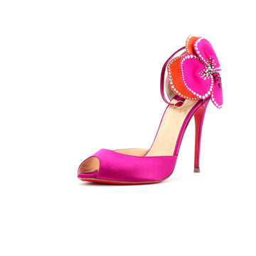 Christian Louboutin Women's Pensamoi Pumps Satin 120