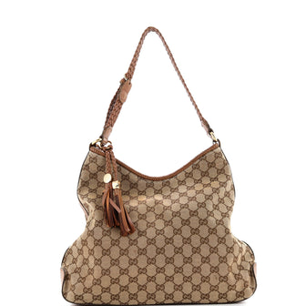 Gucci Marrakech Hobo GG Canvas Medium
