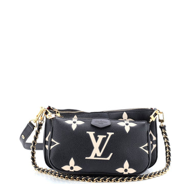 Louis Vuitton Multi Pochette Accessoires Bicolor Monogram Empreinte Giant