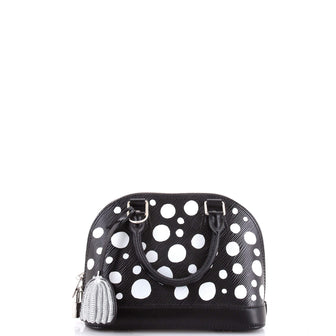 Louis Vuitton Alma Handbag Yayoi Kusama Infinity Dots Epi Leather BB
