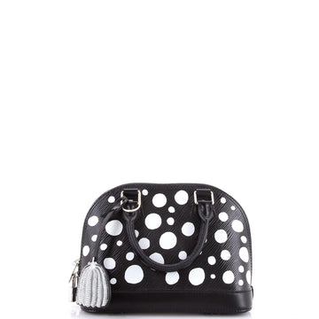 Louis Vuitton Alma Handbag Yayoi Kusama Infinity Dots Epi Leather BB