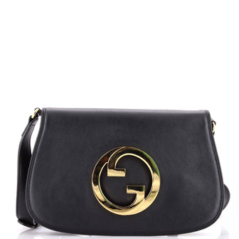 Gucci Blondie NM Chain Flap Bag Leather Small