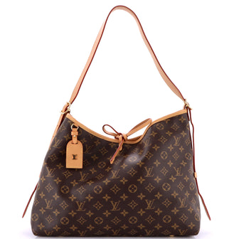 Louis Vuitton CarryAll Hobo Monogram Canvas MM