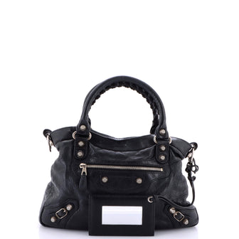 Balenciaga Town Giant Studs Bag Leather