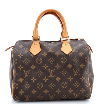 Louis Vuitton Speedy Handbag Monogram Canvas 25