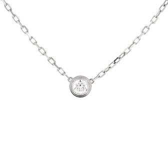 Cartier Cartier D'Amour Pendant Necklace 18K White Gold with Diamond Small