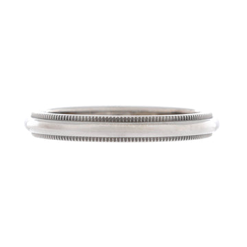 Tiffany & Co. Classic Milgrain Band Ring Platinum 3mm