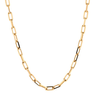 Cartier Santos de Cartier Chain Necklace 18K Yellow Gold Small