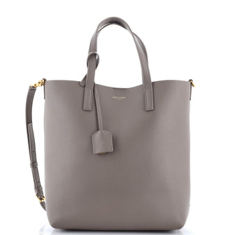 Saint Laurent Shopper Tote Leather Toy