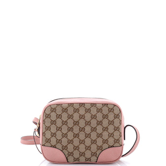 Gucci Bree Disco Crossbody Bag GG Canvas with Leather Mini