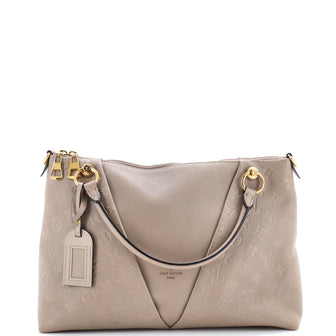 Louis Vuitton V Tote Monogram Empreinte Leather MM