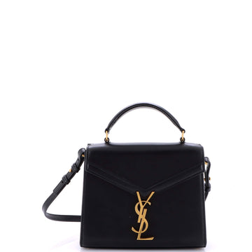 Saint Laurent Cassandra Top Handle Bag Leather Mini