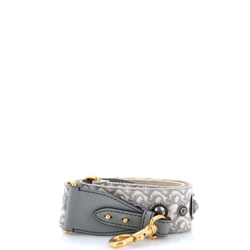 Christian Dior Shoulder Strap Embellished Oblique Canvas