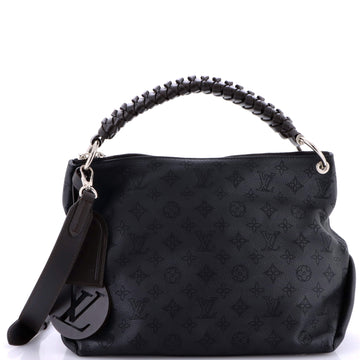 Louis Vuitton Braided Handle Beaubourg Hobo Mahina Leather MM