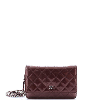 Chanel Wallet on Chain Quilted Patent