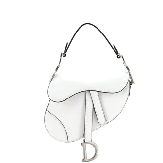 Christian Dior Saddle Handbag Leather Mini
