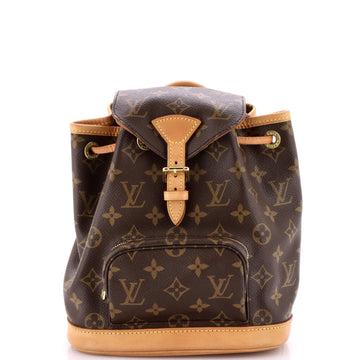 Louis Vuitton Vintage Montsouris Backpack Monogram Canvas PM