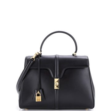 Celine 16 Top Handle Bag Smooth Calfskin Medium
