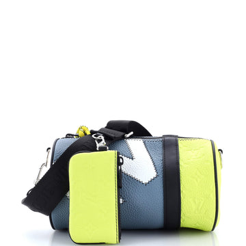 Louis Vuitton Polochon Crossbody Bag Daybreak Colorblock Monogram Taurillon Leather