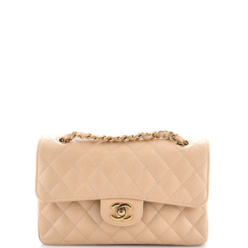Chanel Classic Double Flap Bag Quilted Caviar Small