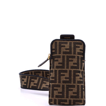 Fendi Strap You Shoulder Strap with Pouch Zucca Canvas