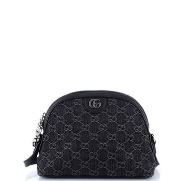Gucci Ophidia Dome Shoulder Bag GG Denim Small