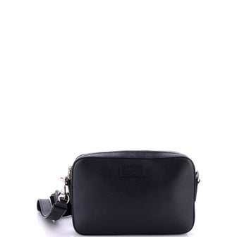 Gucci Crossbody Camera Bag Leather and GG Coated Canvas Small