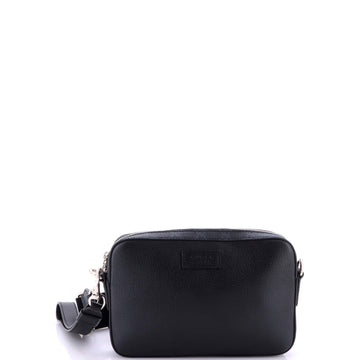 Gucci Crossbody Camera Bag Leather and GG Coated Canvas Small