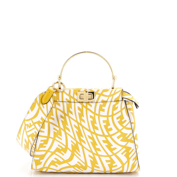 Fendi Peekaboo Bag Vertigo Zucca Leather Mini