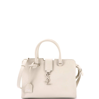 Saint Laurent Monogram Cabas Leather Baby