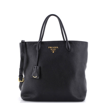 Prada Convertible Shopper Tote Vitello Daino Large