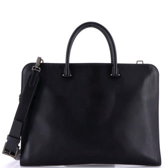 Prada Convertible Slim Briefcase Leather Medium