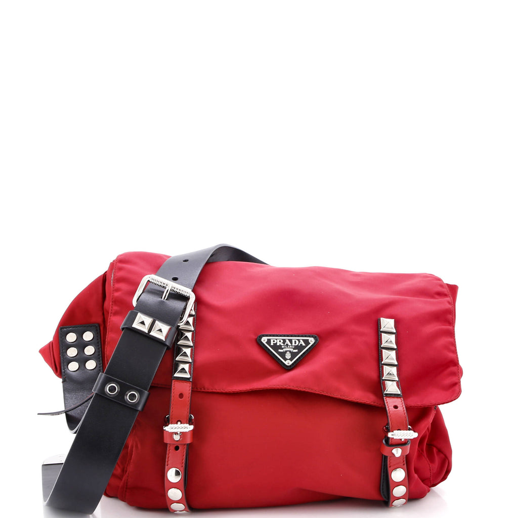 PRADAバッグ Prada Black Quilted Soft Calfskin Leather Diagramme Camera