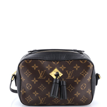 Louis Vuitton Saintonge Handbag Monogram Canvas with Leather