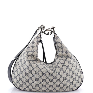Gucci Attache Shoulder Bag GG Coated Canvas Medium