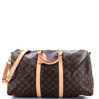 Keepall Bandouliere Bag Monogram Canvas 50