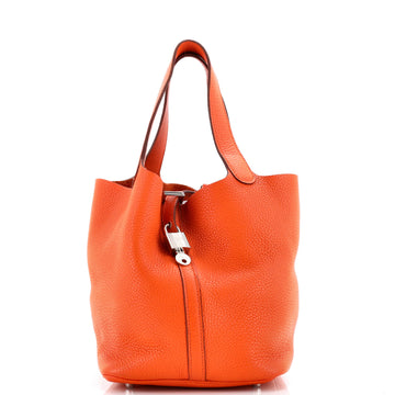 Hermes Picotin Lock Bag Clemence MM