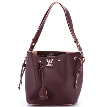 Louis Vuitton Lockme Bucket Bag Leather
