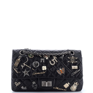 Chanel Lucky Charms Reissue 2.55 Flap Bag Quilted Aged Calfskin 225