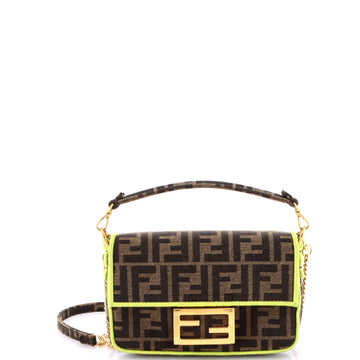 Fendi Baguette NM Bag Zucca Canvas Mini